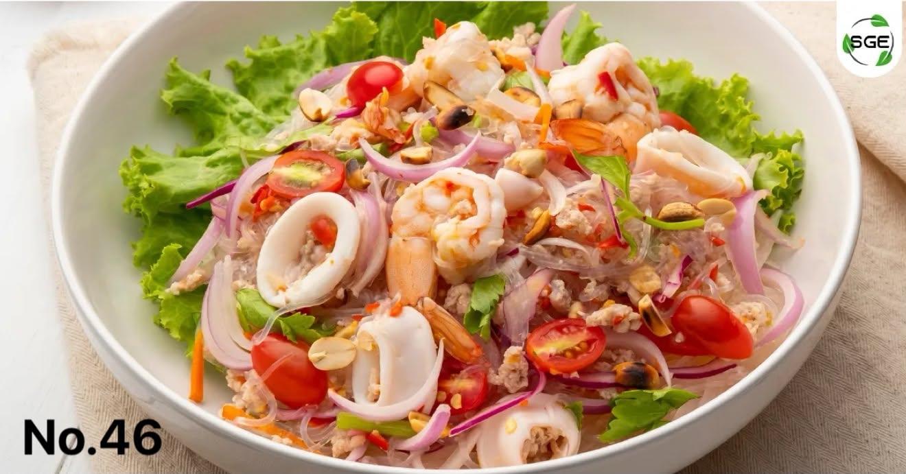 Thai-Style Spicy Seafood Glass Noodles